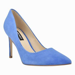 Nine West Ezra Pointy Toe Pumps - Blue - Ireland (RQ3051476)